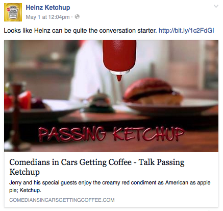 Passing Ketchup