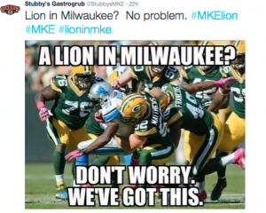 Packers Lion Joke