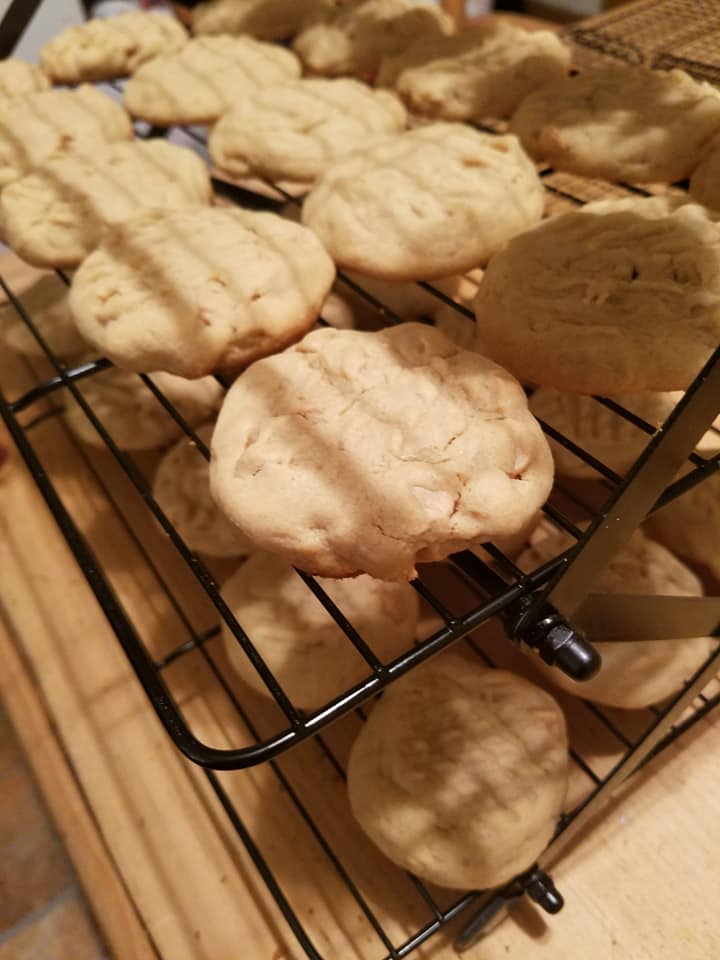 Triple Rich Peanut Butter Cookies